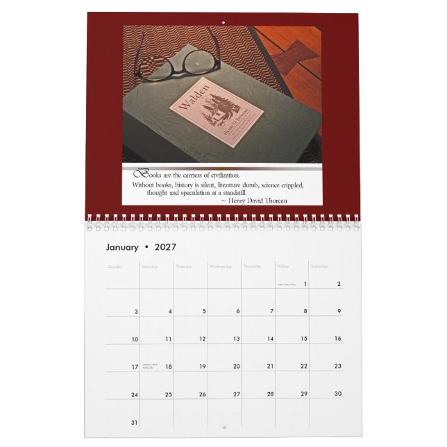 Buchliebhaberkalender Kalender (Jan 2027)
