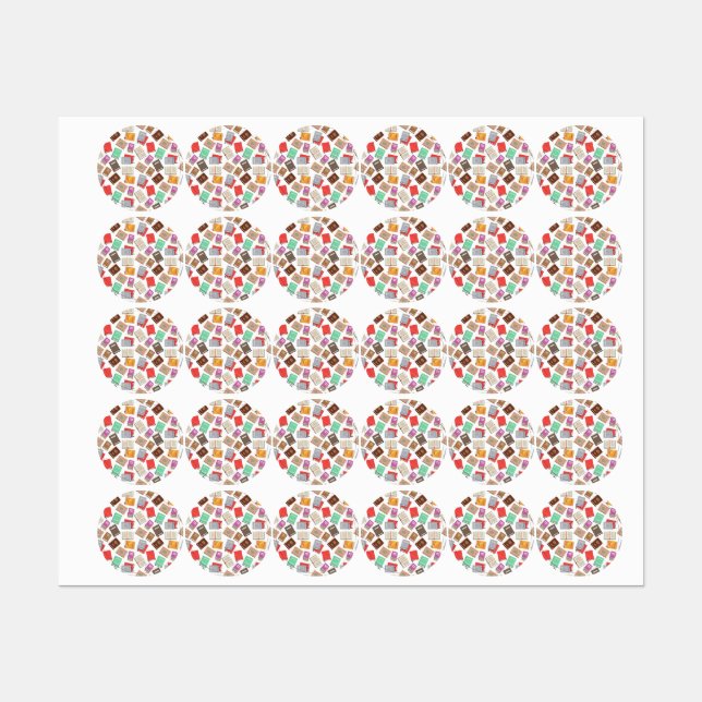 Buchmuster Etiketten (Blatt)