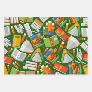 Buchmuster Geschenkpapier Set