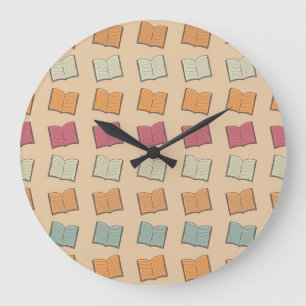 Buchmuster Große Wanduhr
