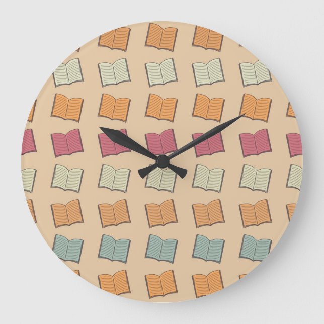 Buchmuster Große Wanduhr (Vorderseite)