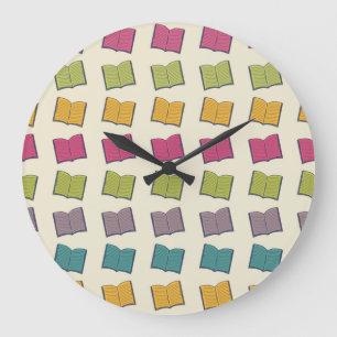 Buchmuster Große Wanduhr