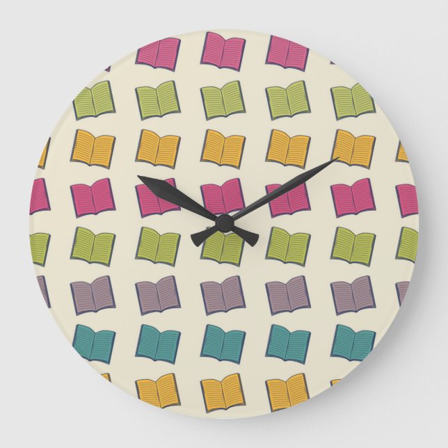 Buchmuster Große Wanduhr (Vorderseite)