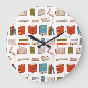 Buchmuster Große Wanduhr