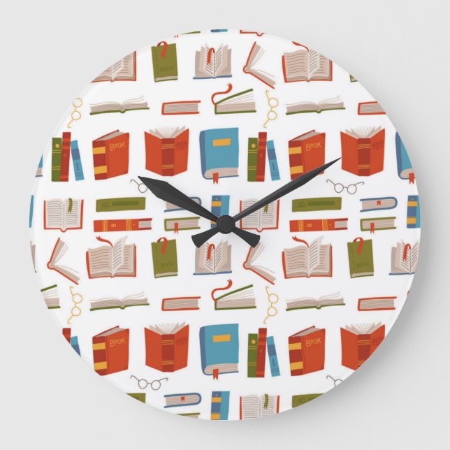 Buchmuster Große Wanduhr (Vorderseite)