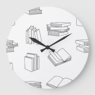 Buchmuster Große Wanduhr