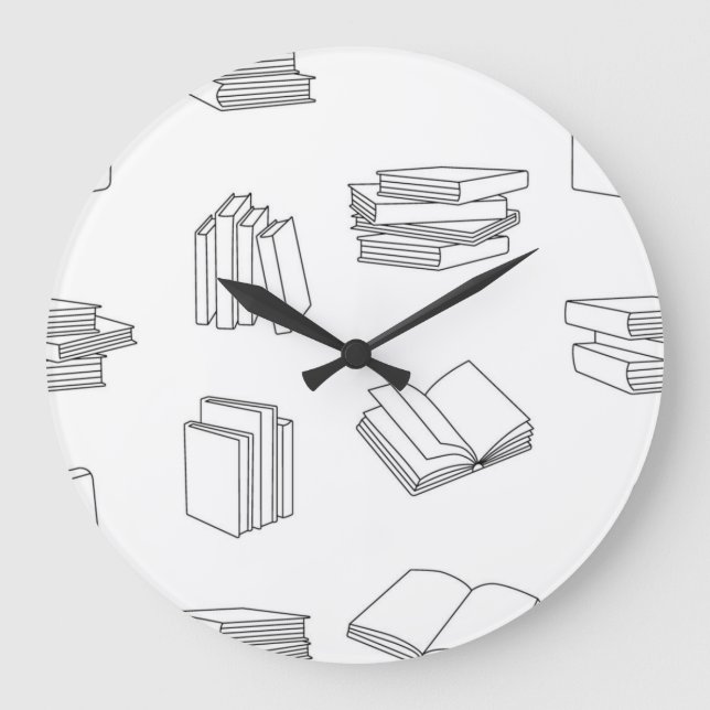 Buchmuster Große Wanduhr (Vorderseite)