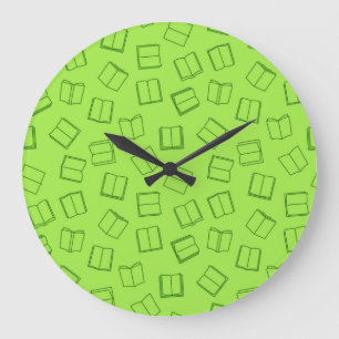 Buchmuster Große Wanduhr