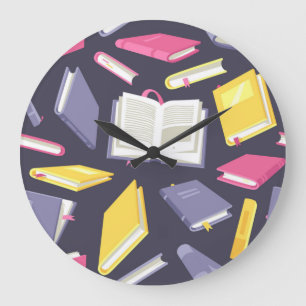 Buchmuster Große Wanduhr