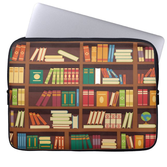 Buchmuster Laptopschutzhülle (Vorderseite)
