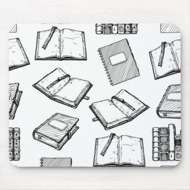 Buchmuster Mousepad (Vorne)
