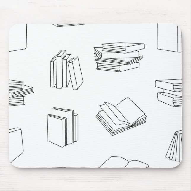 Buchmuster Mousepad (Vorne)
