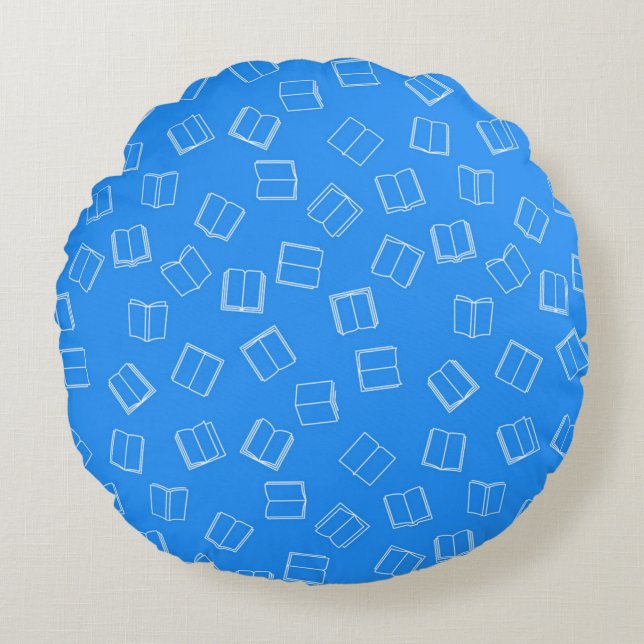 Buchmuster Rundes Kissen (Vorderseite)