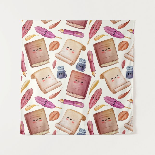 Buchmuster Wandteppich (Vorderseite)