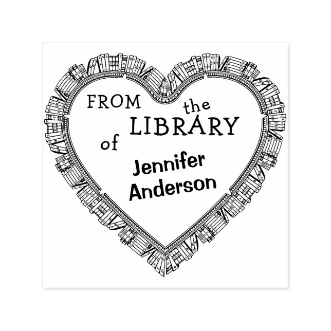 Buchsammlung aus der Bibliothek des Individuellen  Permastempel (Design)