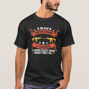 Büchsenmacherei Waffe Büchsenmacher Waffen Herstel T-Shirt