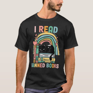 Buchshelf verbotene Bücher Zitate I Read Banned Bo T-Shirt