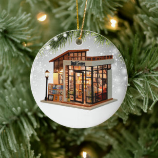 Buchspeicherbibliotheken - Writer Reader Keramik Ornament