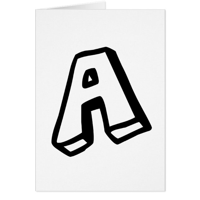 Buchstabe "A" (Vorne)