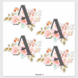 Buchstabe A Aufkleber