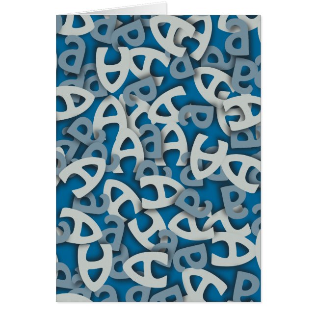 Buchstabe A Blau (Vorne)