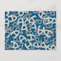 Buchstabe A Blau