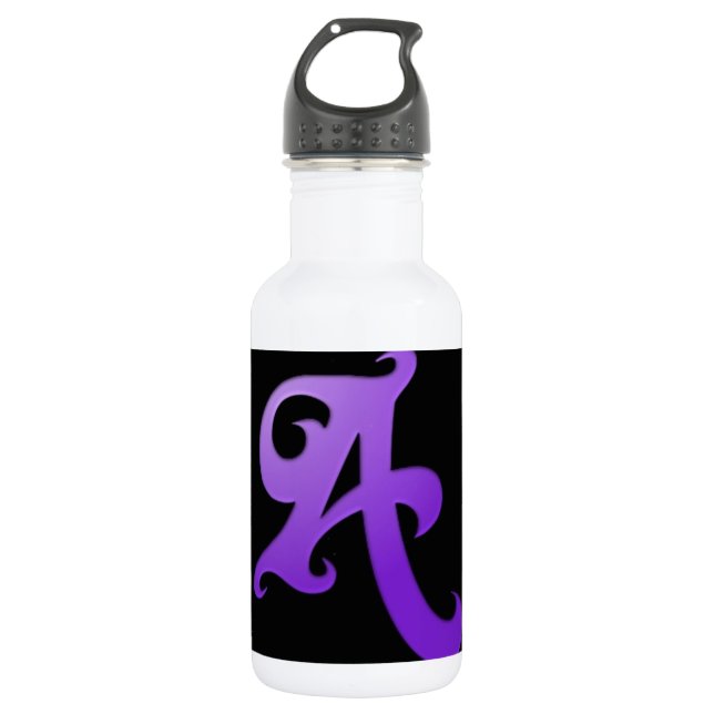 Buchstabe A Edelstahlflasche (Vorderseite)
