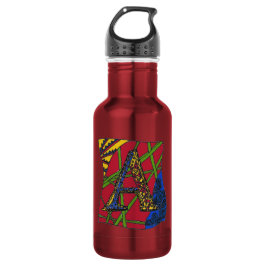 Buchstabe "A" Edelstahlflasche