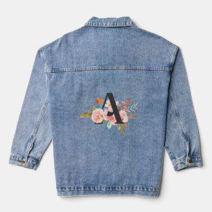 Buchstabe A Jeansjacke