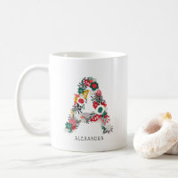 Buchstabe A | Monogramm-I-Tasse für den Blasenbrie