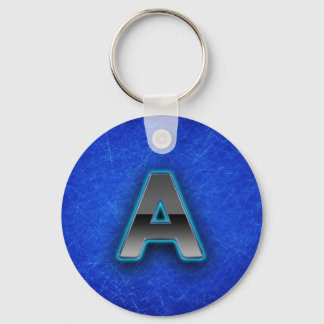 Buchstabe A - neunblaue Ausgabe Schlüsselanhänger