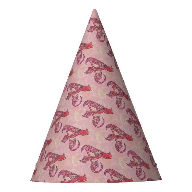 Buchstabe A Partyhütchen (Vorderseite)