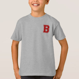 Buchstabe B - Anfangsname Alphabet Monogramm T-Shirt