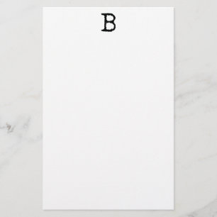 Buchstabe B Briefpapier