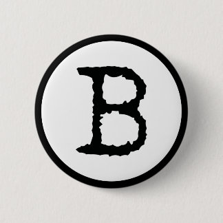 Buchstabe B Button