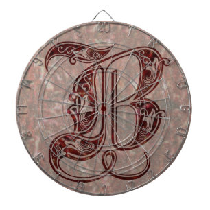 Buchstabe B Dartscheibe
