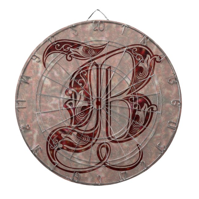 Buchstabe B Dartscheibe (vorne)