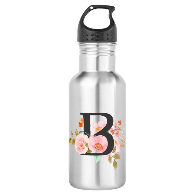 Buchstabe B Edelstahlflasche (Vorderseite)