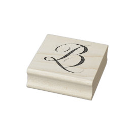Buchstabe B in der Briefmarke Gummi Gummistempel