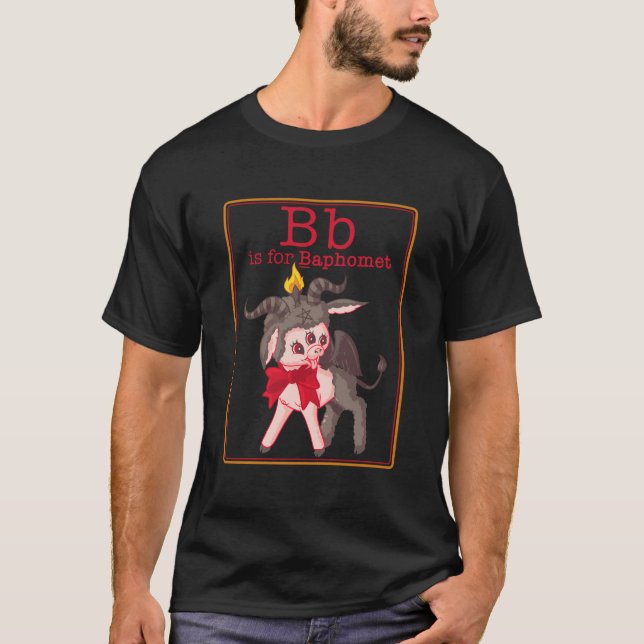 Buchstabe B ist für ein Niedliches Satanic-Spiel m T-Shirt (Vorderseite)