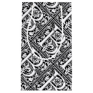 Buchstabe B Mittelalterliche Monogramm Jugendstil Kleine Geschenktüte