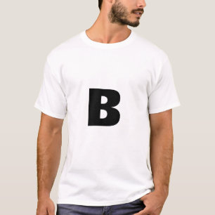 Buchstabe B T-Shirt