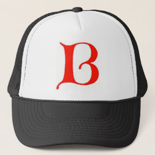 Buchstabe B Truckerkappe