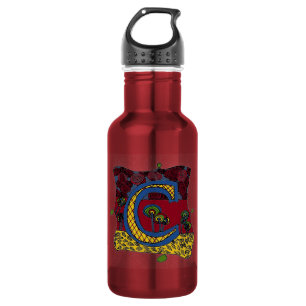 Buchstabe C Edelstahlflasche