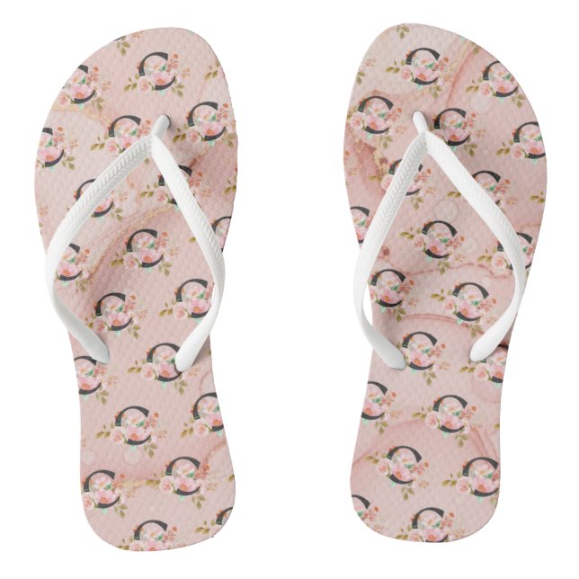 Buchstabe C Flip Flops (Fußbett)