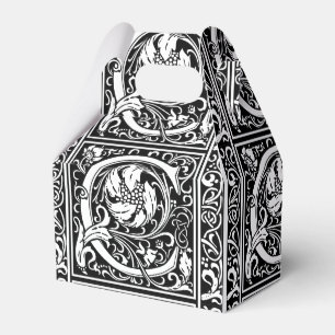 Buchstabe C Mittelalterliche Monogramm Art Nouveau Geschenkschachtel