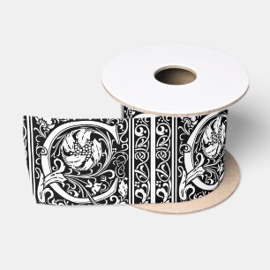 Buchstabe C Mittelalterliche Monogramm Art Nouveau Satinband