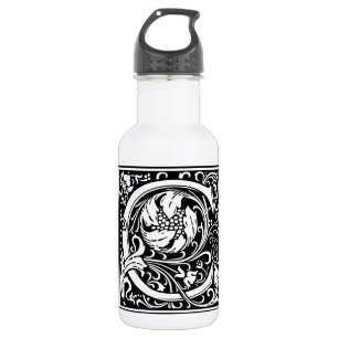 Buchstabe C Mittelalterliche Monogramm Art Nouveau Trinkflasche