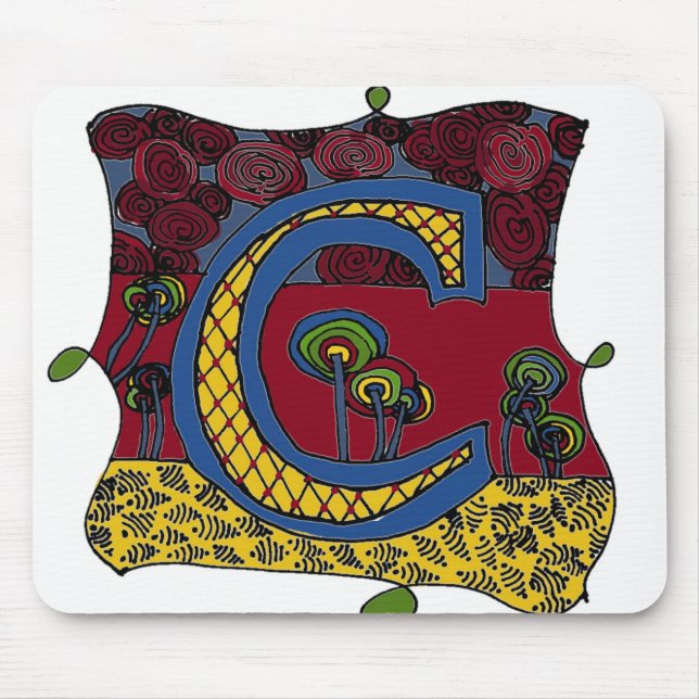 Buchstabe C Mousepad (Vorne)