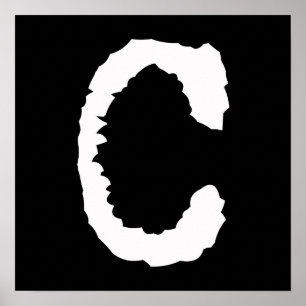 Buchstabe C Poster